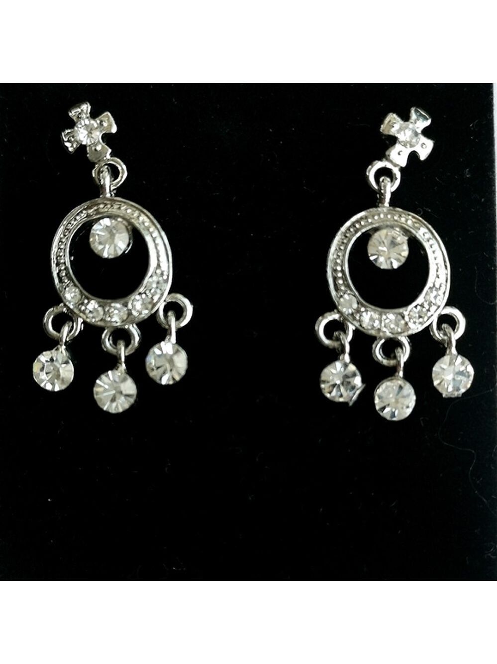 Vintage Crystal Y2K Earrings